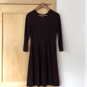 Jessica Howard, textured long sleeve midi dress